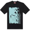 Water Print Slim Fit Crew Neck T-Shirt