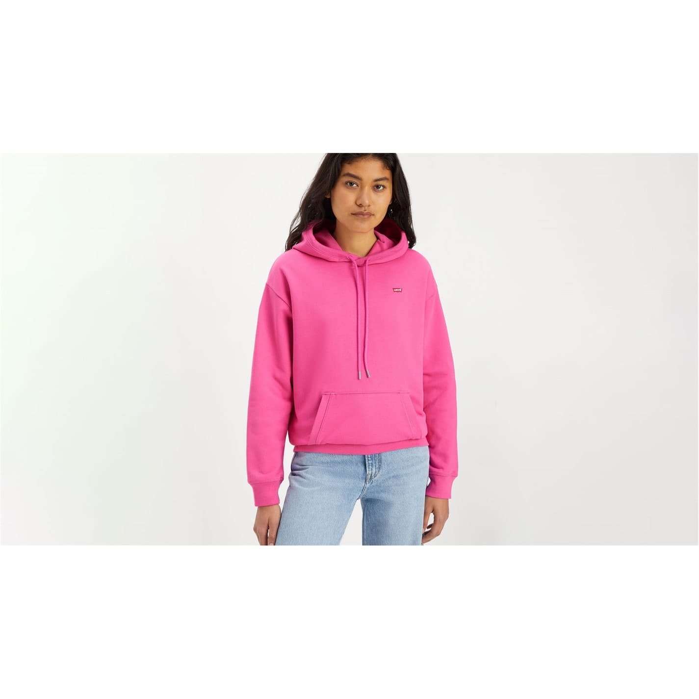 Pink levis hoodie best sale