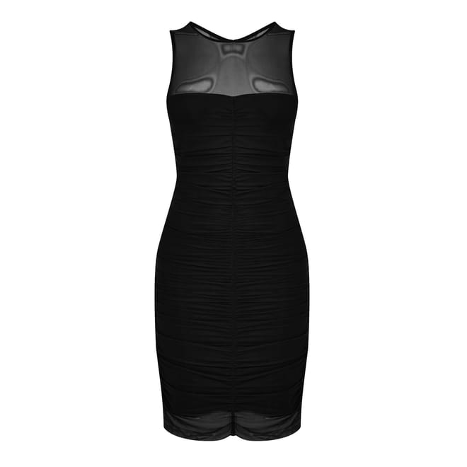 Yves Crew Neck Mini Bodycon Dress