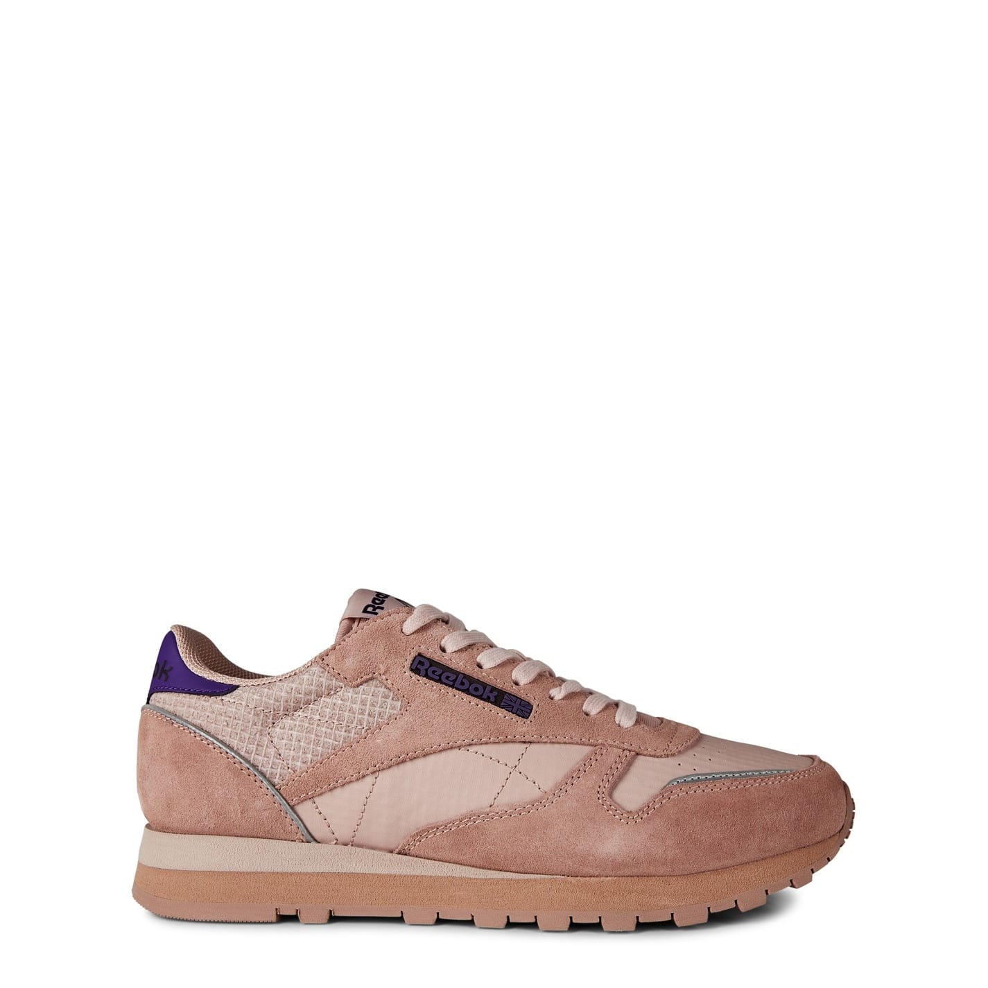 Pink Reebok Classic Low Top Leather Sneakers Get The Label