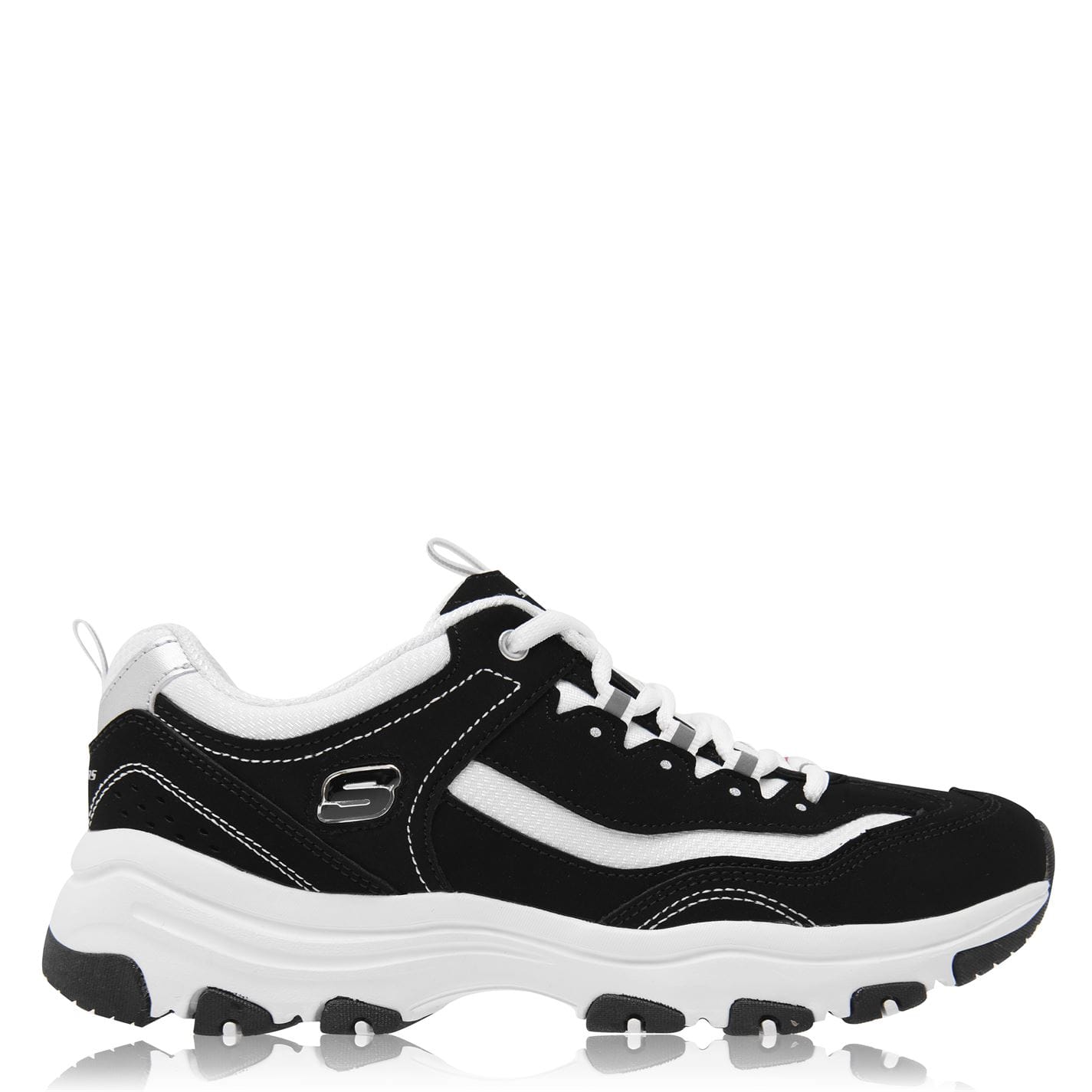 Black Skechers Icon Dlite Ladies Trainers Get The Label