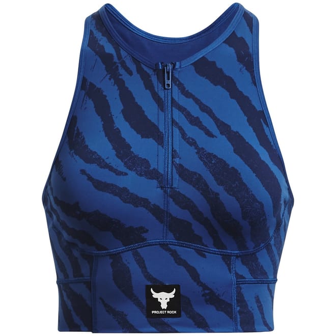 Zip Neck Sleeveless Waist-Length Tank