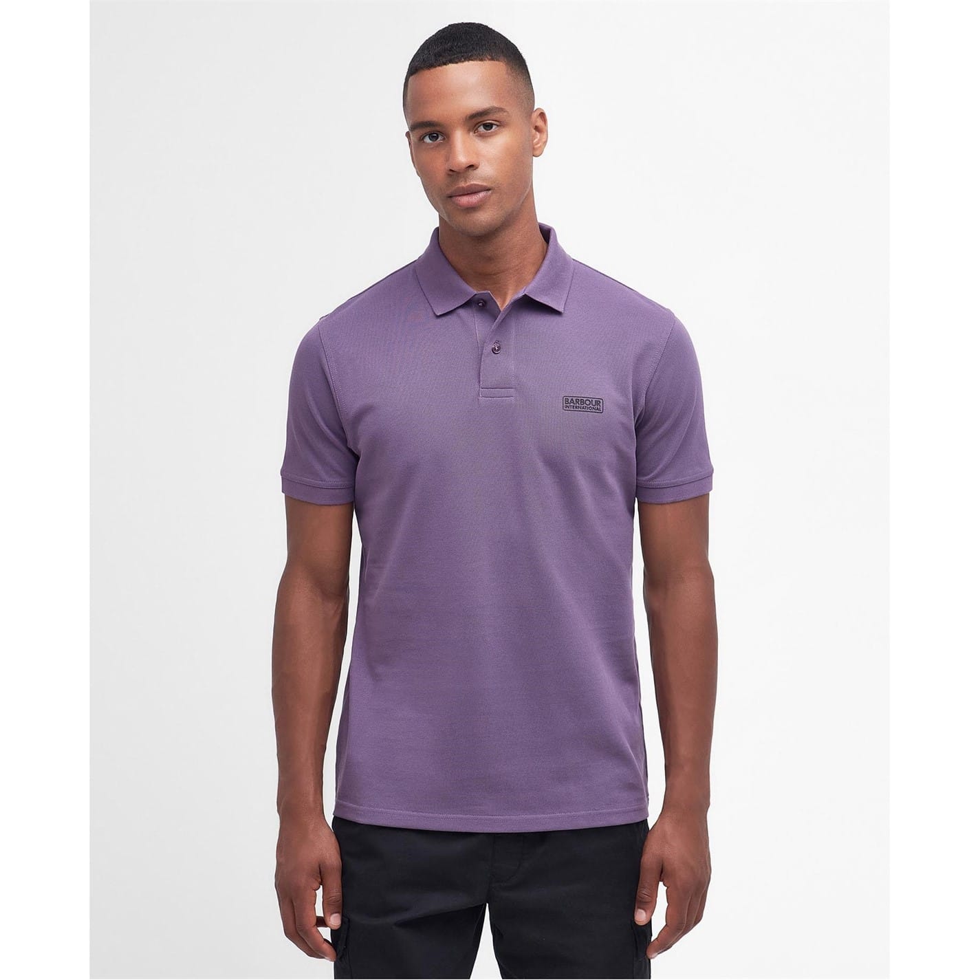 Barbour International Polo Shirt in Purple