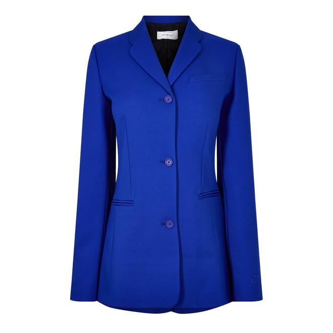 Darted Twill Blazer
