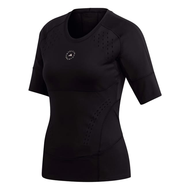 Waist Length Slim Fit Crew Neck T-Shirt