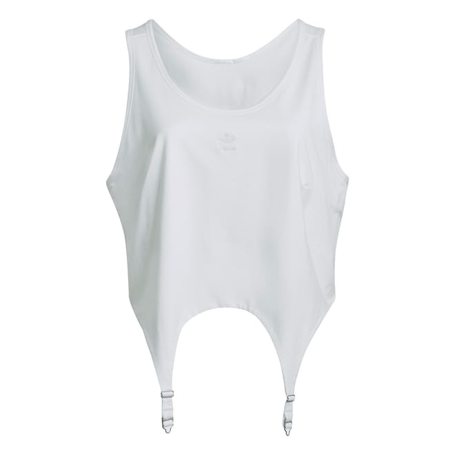 Cropped Scoop Neck Relaxed Fit Tank