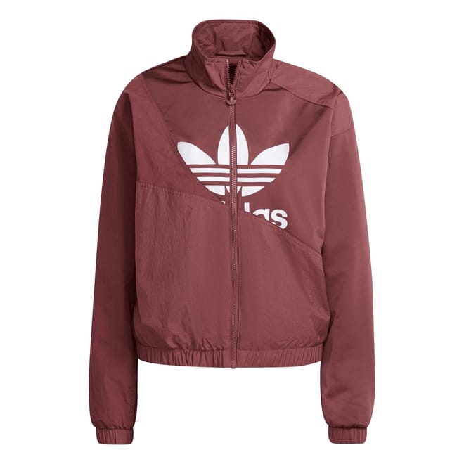 Funnel Neck Relaxed Fit Track Jacket