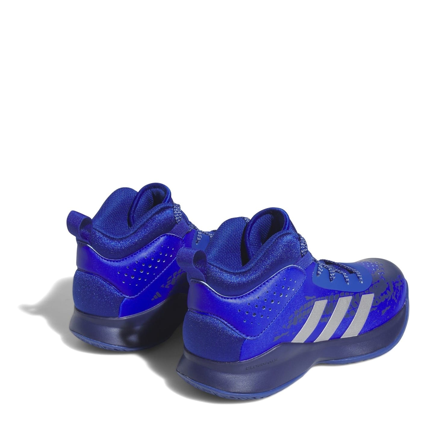 Blue adidas Originals Cross Em Up Hi Top Basketball Sneakers Get The Label