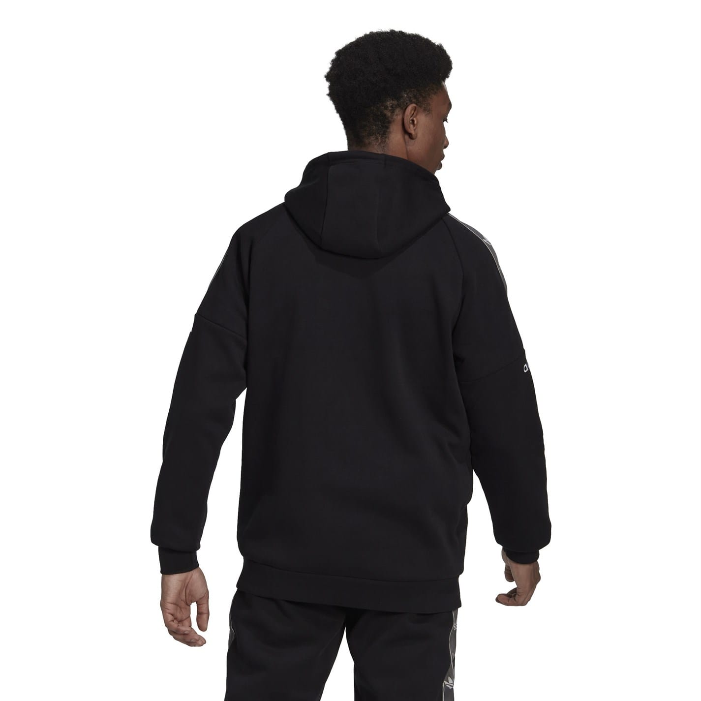 Adidas black tape hoodie online