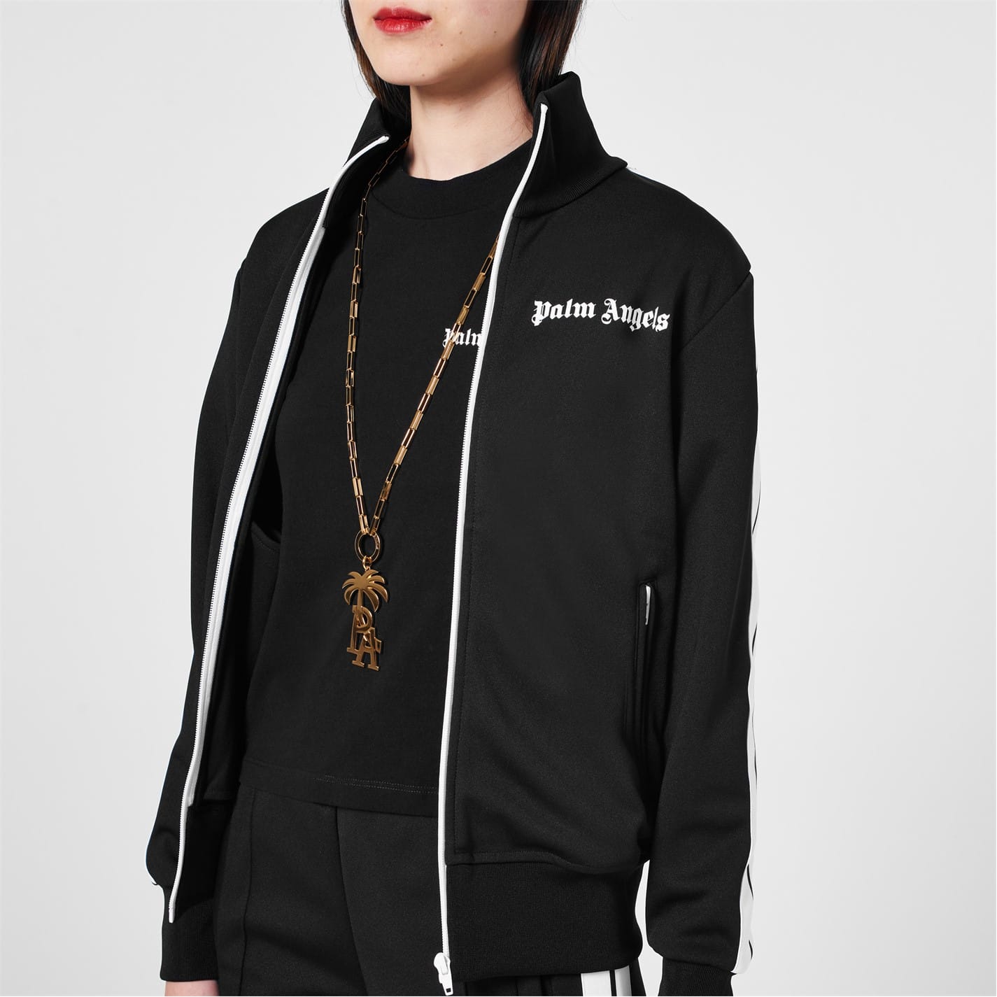 【関税&送料込】Palm Angels Cropped Fit Jacket Palm Angels | Cropped Track Padded Jacket | Short Puffer