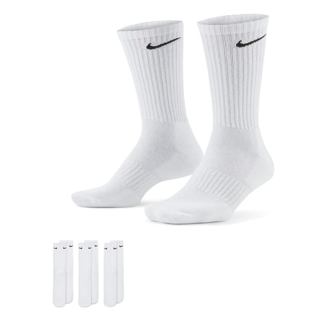 Everyday 3 Pack Cotton Cushioned Crew Socks Mens