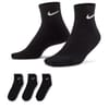 Three Pack Quarter Socks Mens