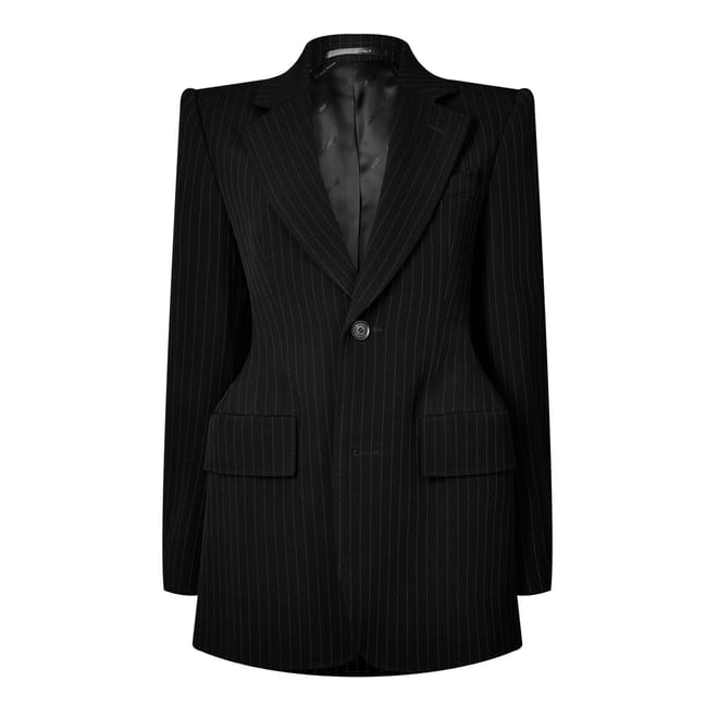 Hourglass Garde Robe Pinstripe Blazer