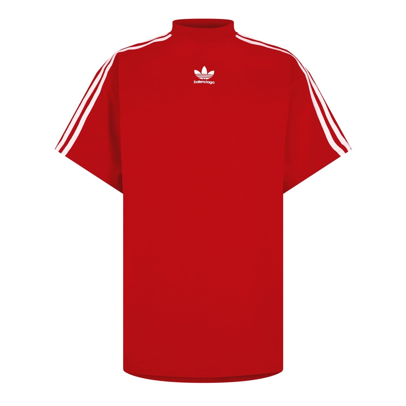 Red Balenciaga X Adidas Oversized T-Shirt - Get The Label