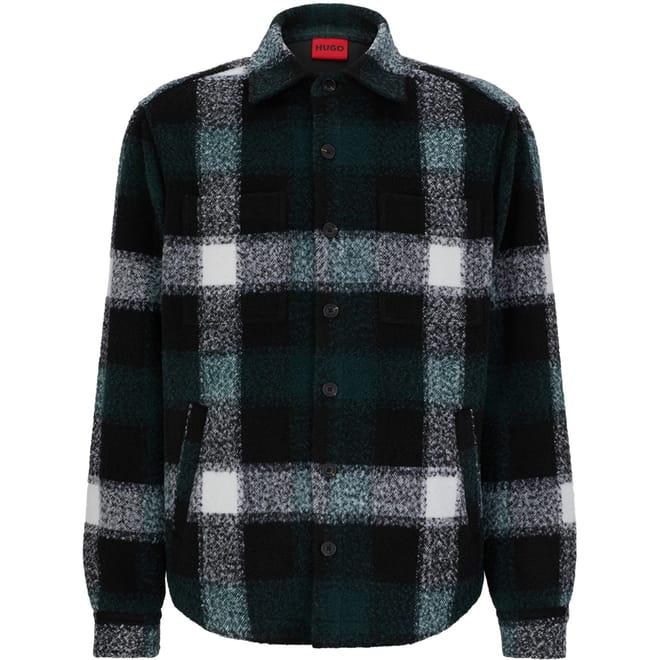 Collared Neck Regular Fit Shirt Jacket