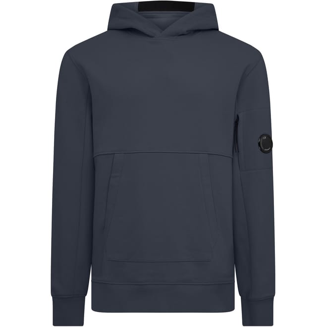Diagonal Raised Fleece Hoodie
