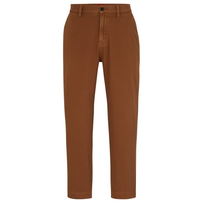 Logo Regular Fit Chinos