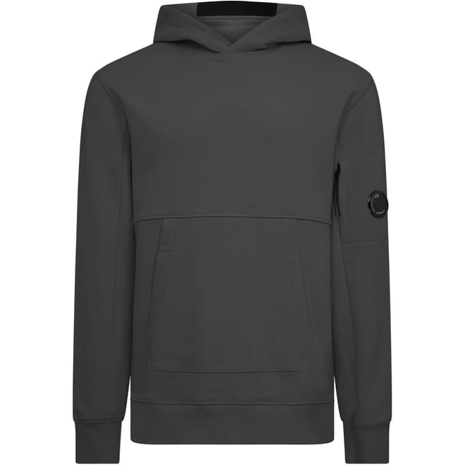 Diagonal Raised Fleece Hoodie