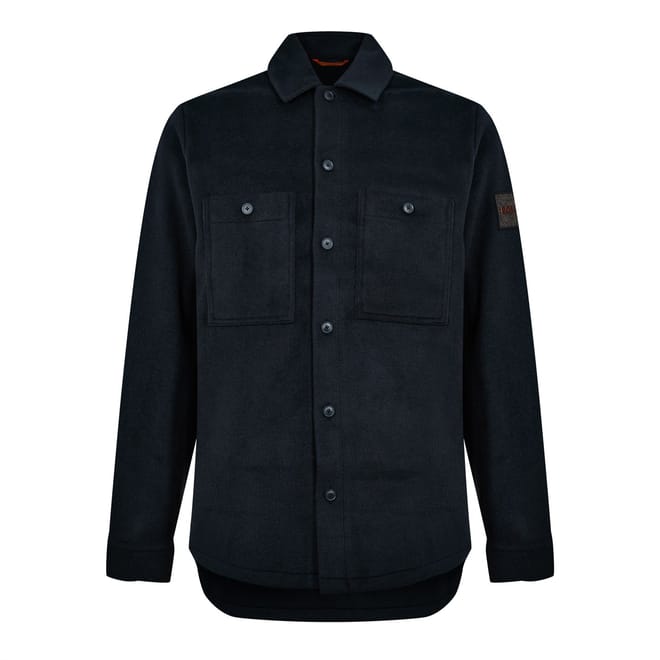 Collared Neck Regular Fit Shirt Jacket