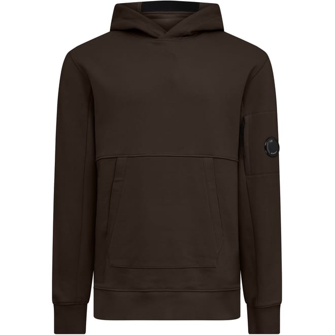 Diagonal Raised Fleece Hoodie