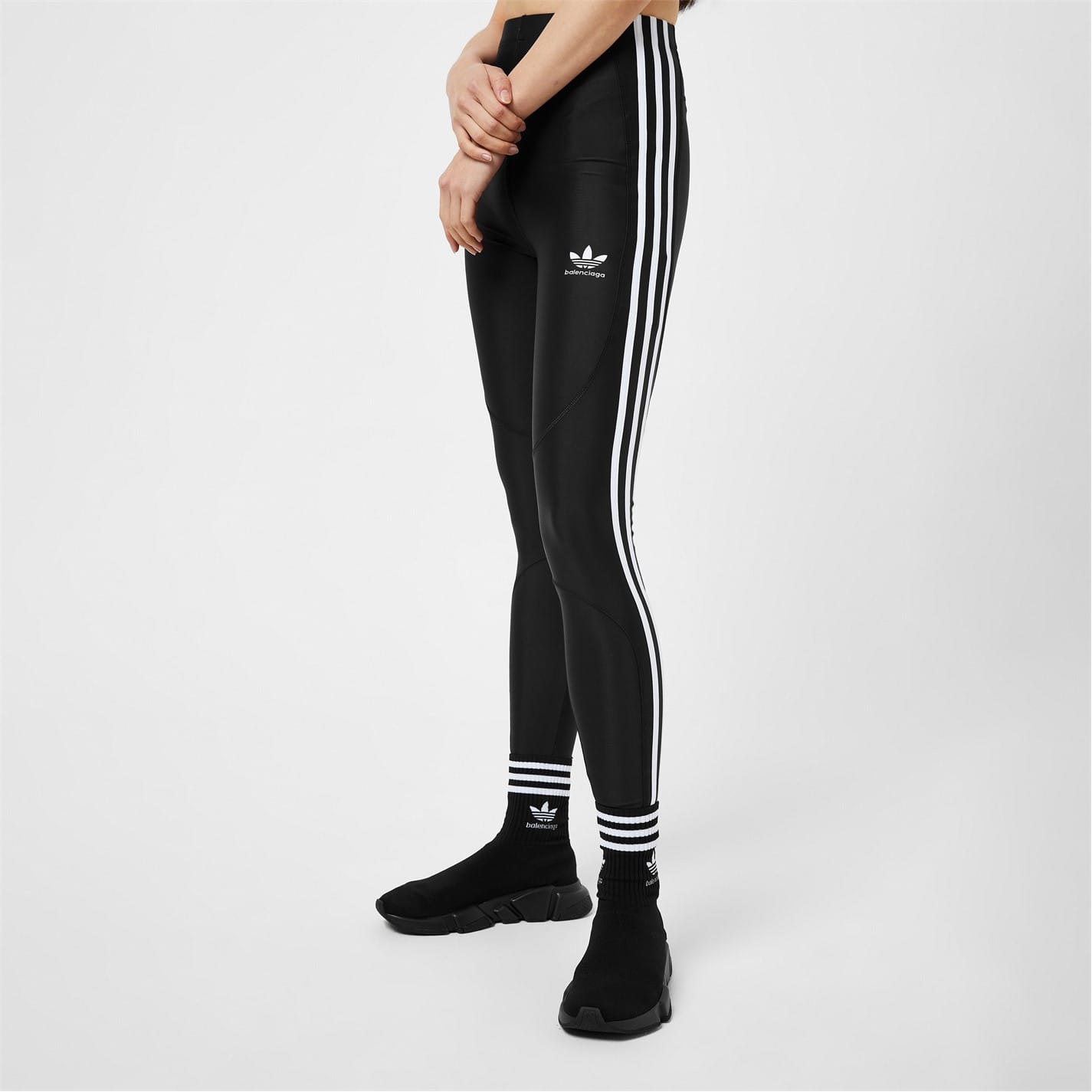 Black Balenciaga X Adidas Speed Trainers - Get The Label