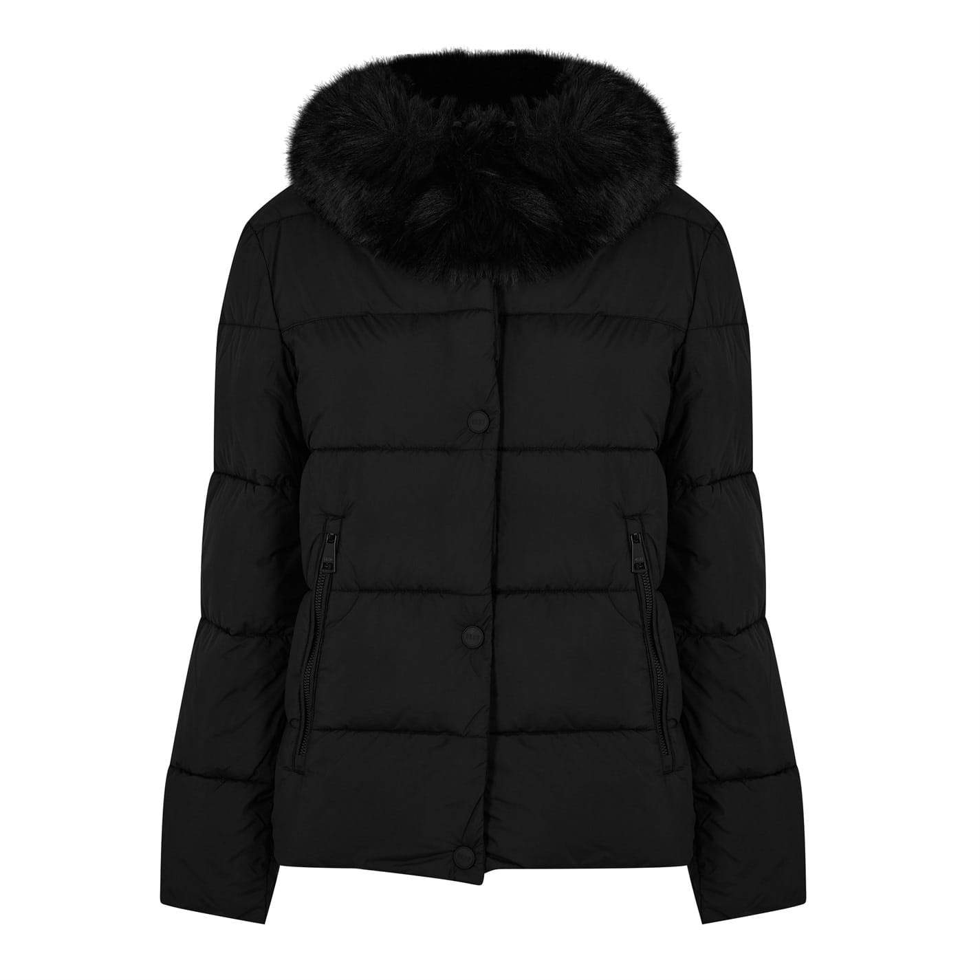 Dkny coat black deals