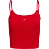 Cropped Essential Strap Tank