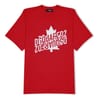 Maple Logo Rib Crew Neck T-Shirt