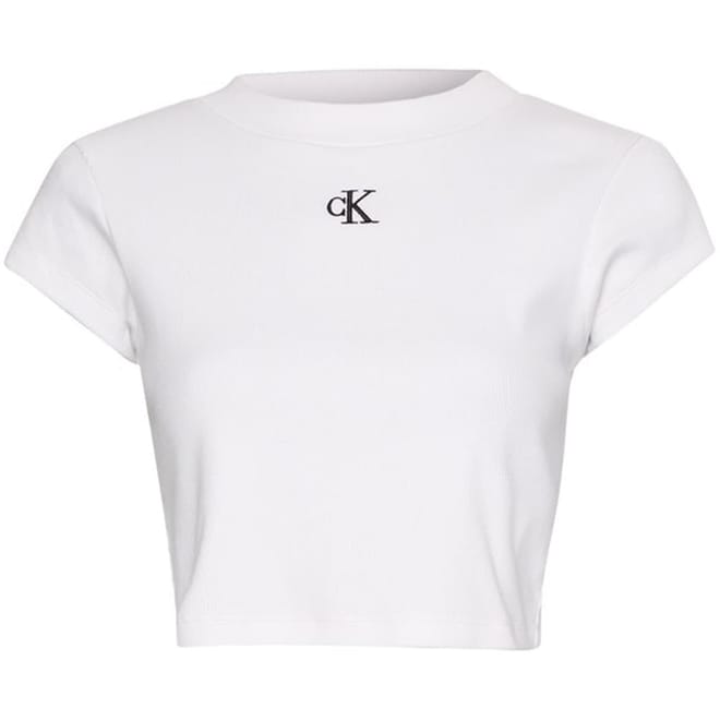 Rib Cropped T-Shirt