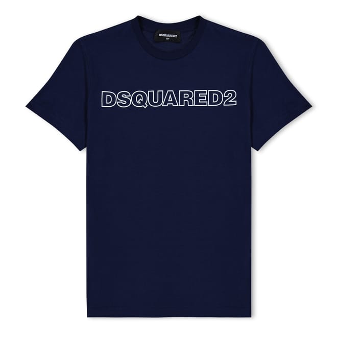Regular Fit Crew Neck Lettering T-Shirt