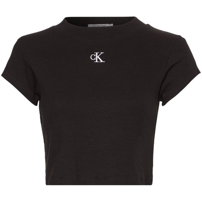 Rib Cropped T-Shirt