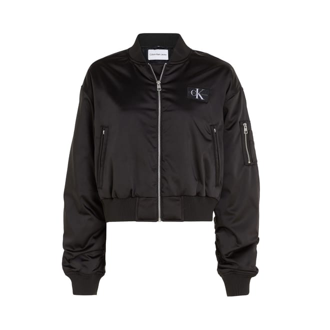 Satin Bomber Jacket