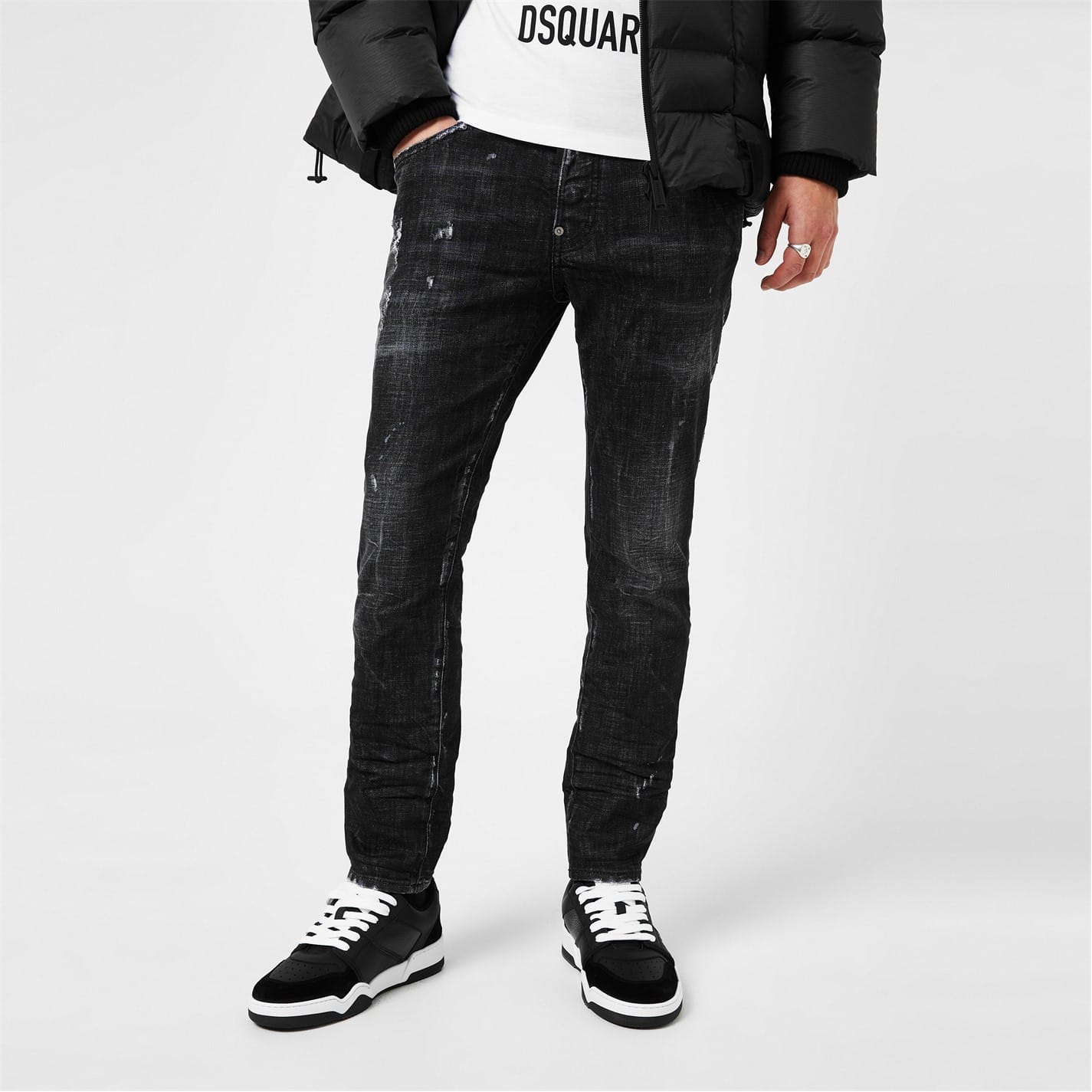 Black DSquared2 Skater Jeans - Get The Label