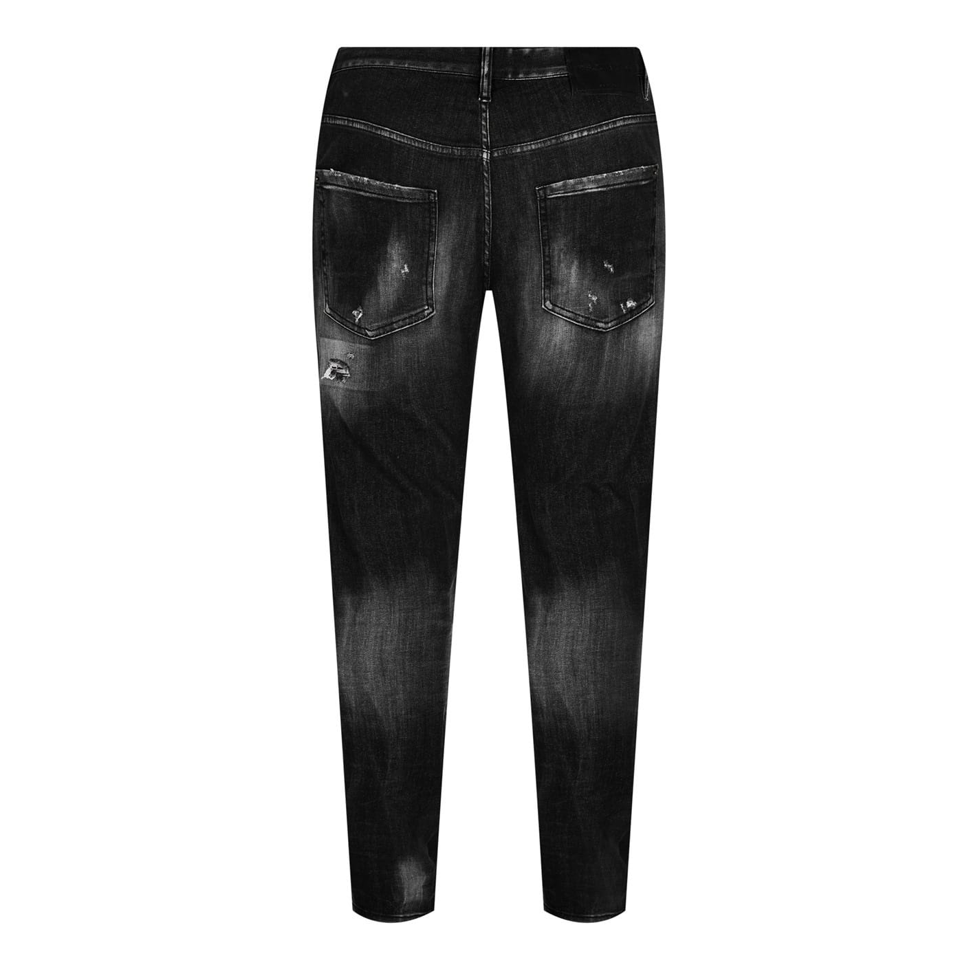 Black dsquared jeans best sale