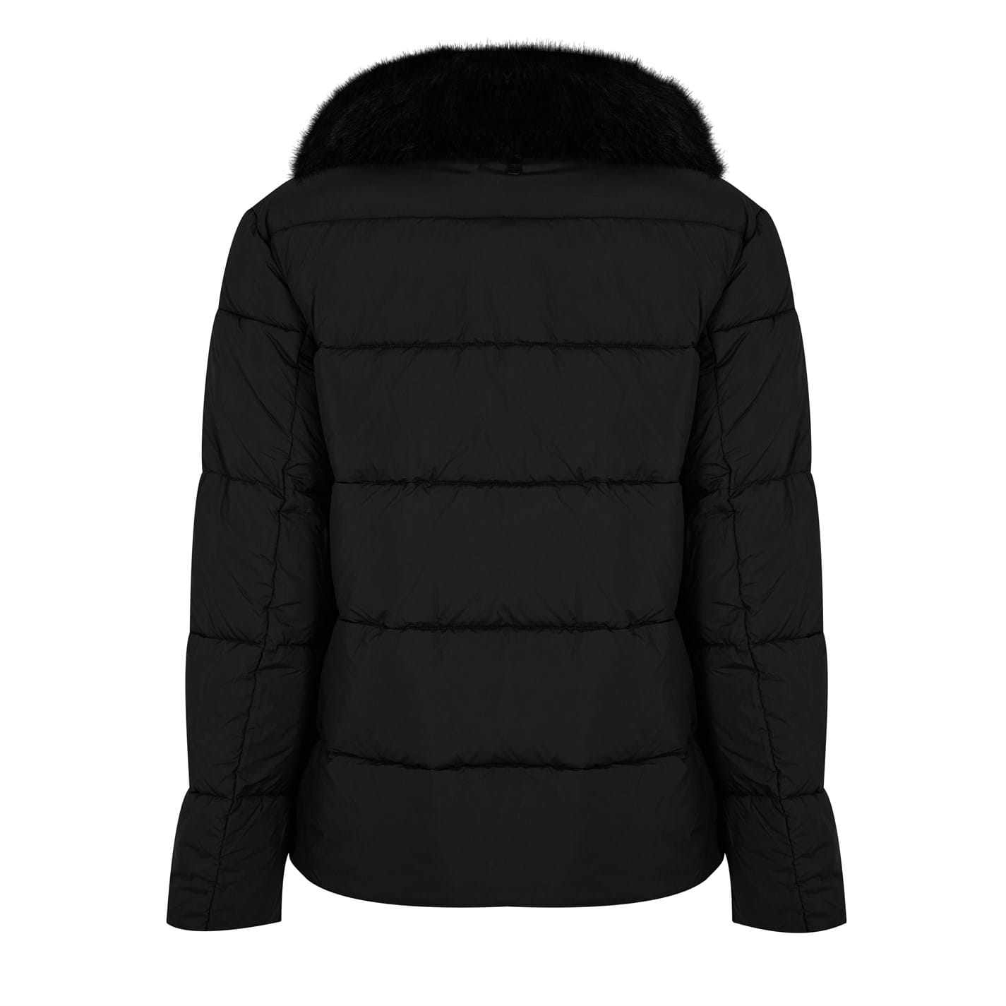 Black DKNY Hooded Long Puffer Coat Get The Label