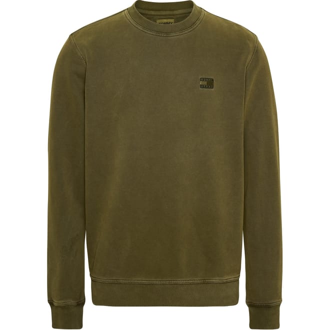Tonal Badge Crew Neck Regular Fit Sweatshirt