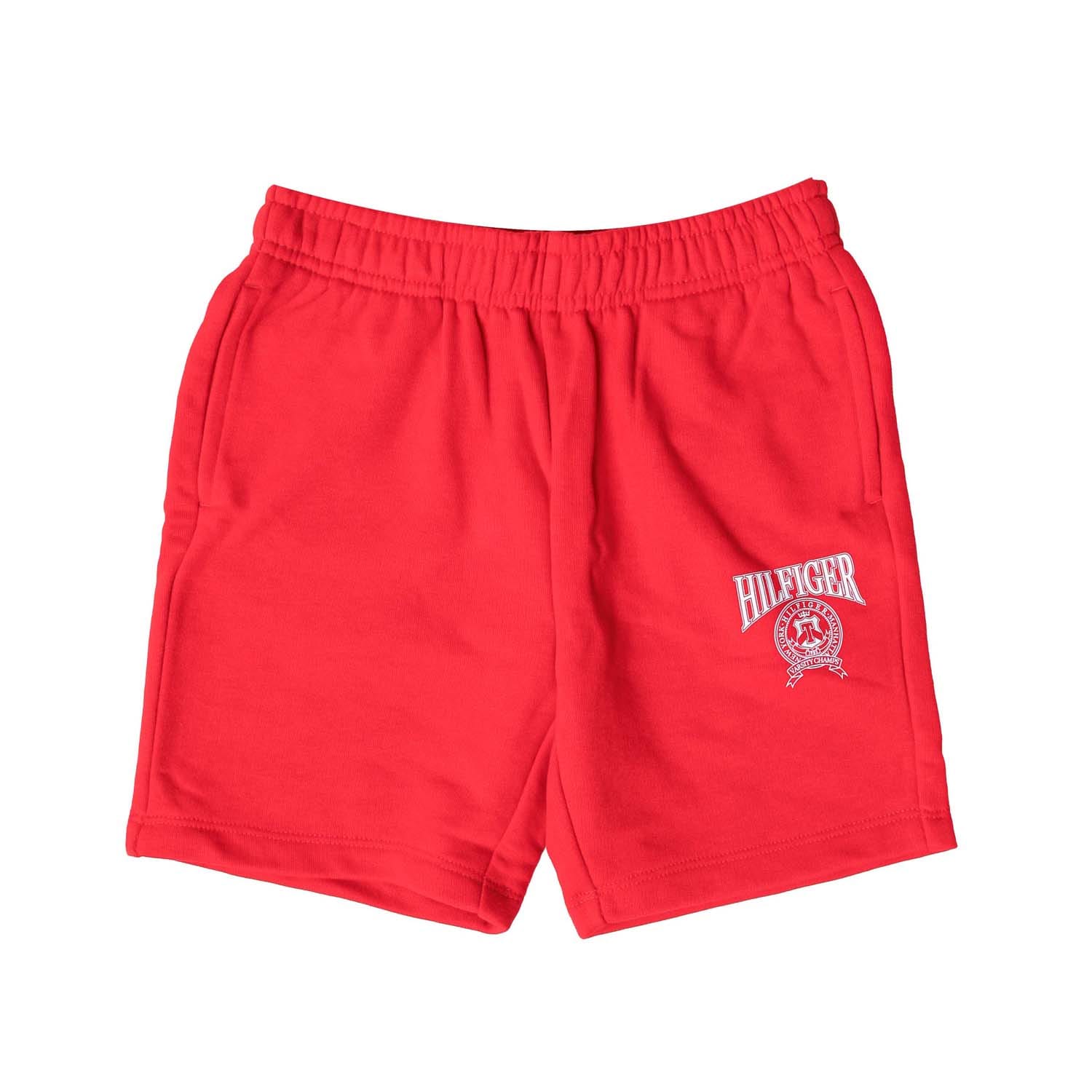 Red sweat shorts sale