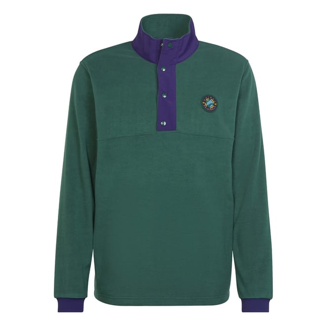 Collared Neck Relaxed Fit Sweatshirt
