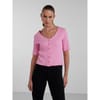 Short Sleeve V Neck Regular Fit Sweater
