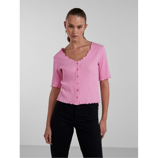 Short Sleeve V Neck Regular Fit Sweater