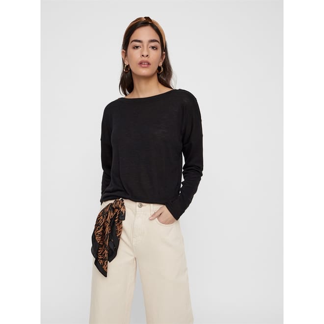 O Neck Long Sleeve Regular Fit T-Shirt