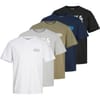 Mens 5 Pack Short Sleeve T-Shirt