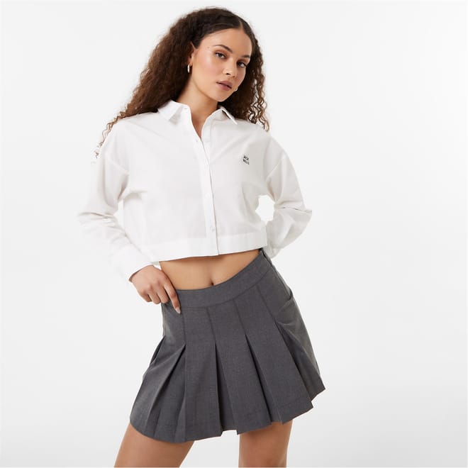 Cropped Logo Shirt
