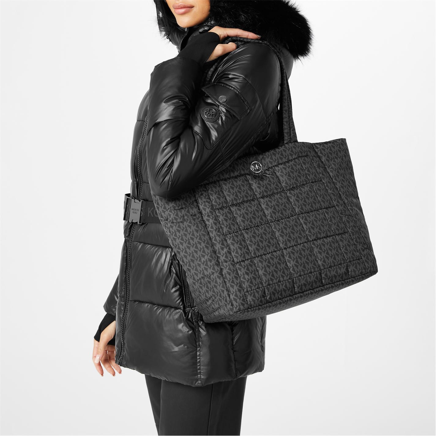 Michael kors quilted tote bag best sale