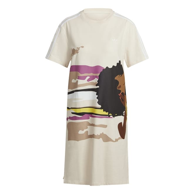 Crew Neck Knee T-Shirt Dress