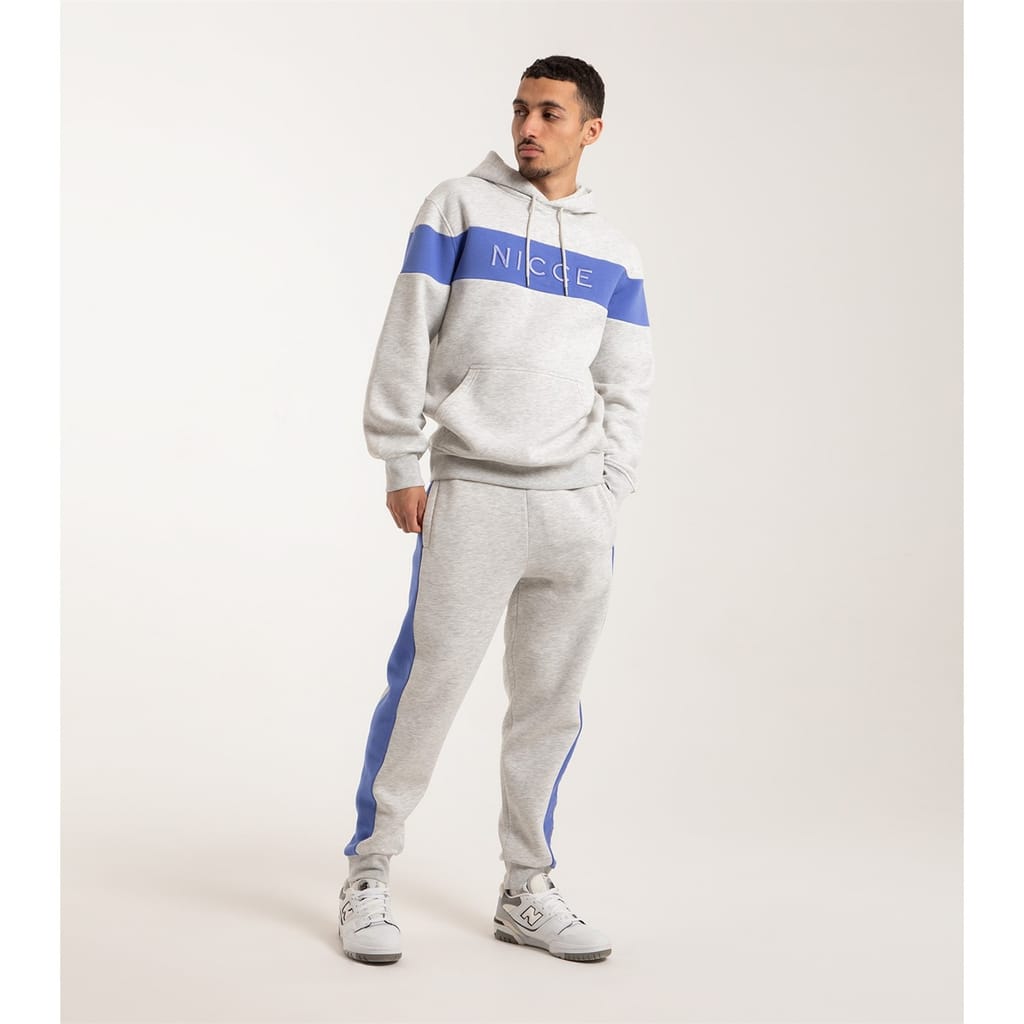 NICCE Mens Mercury Stripe Jogger Oatmeal