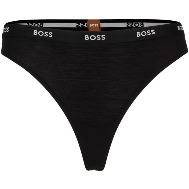 Logo Print Thong Brief