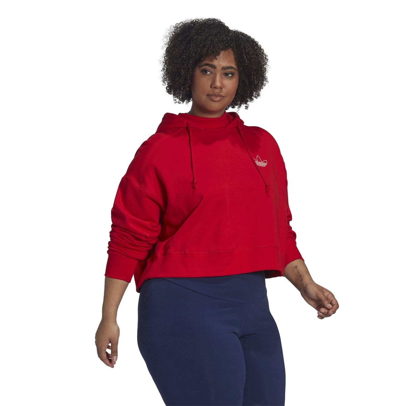 Red adidas Originals Plus Size Hoodie Get The Label