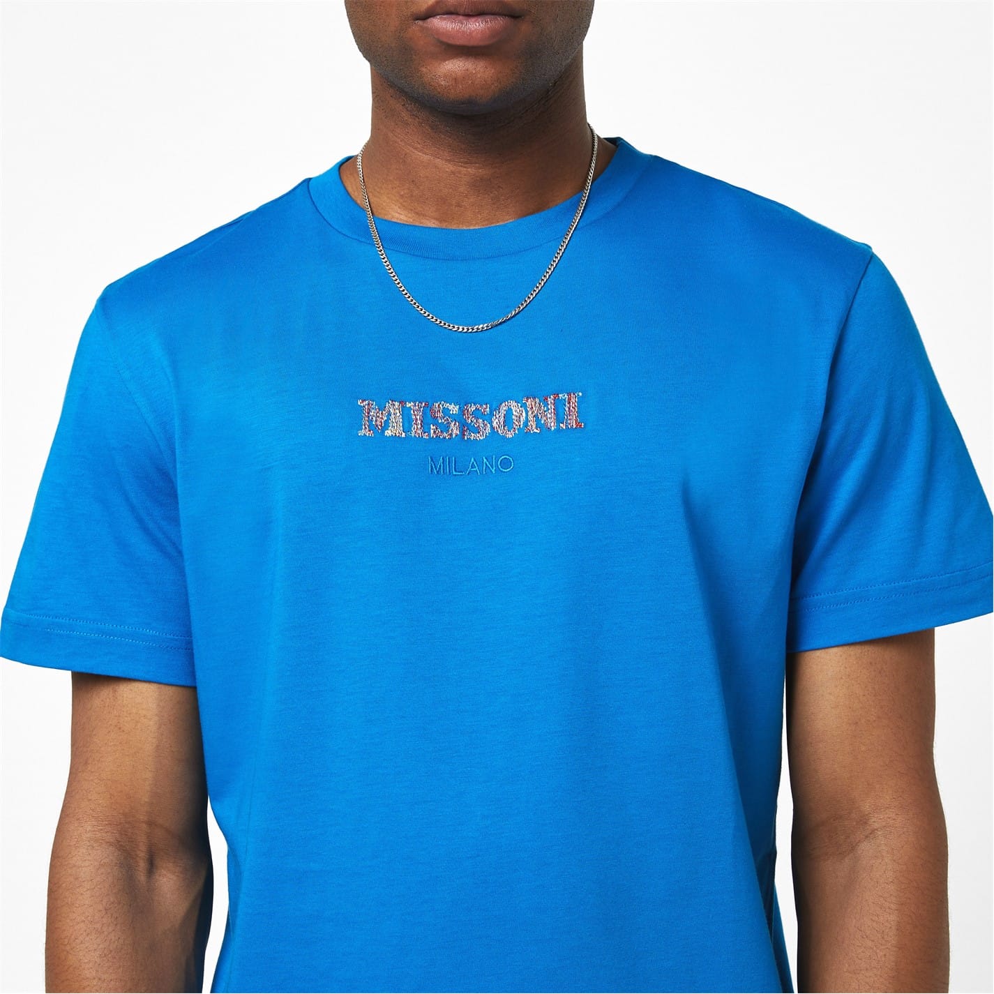 Blue Missoni Logo T-Shirt - Get The Label