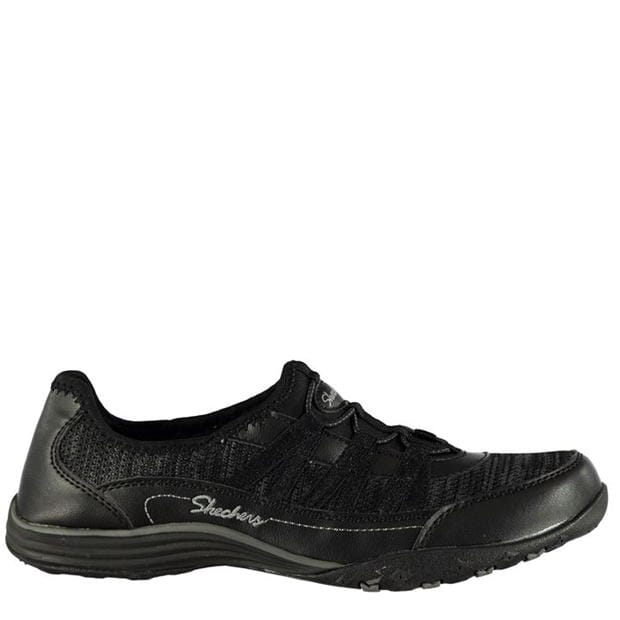 Skechers Womens Flister Slip On Shoes Size 6 in Black